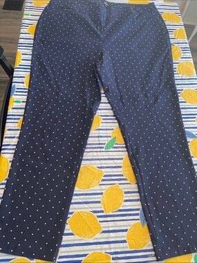 Kim Rogers Navy Polka Dot Girls' Casual Pants